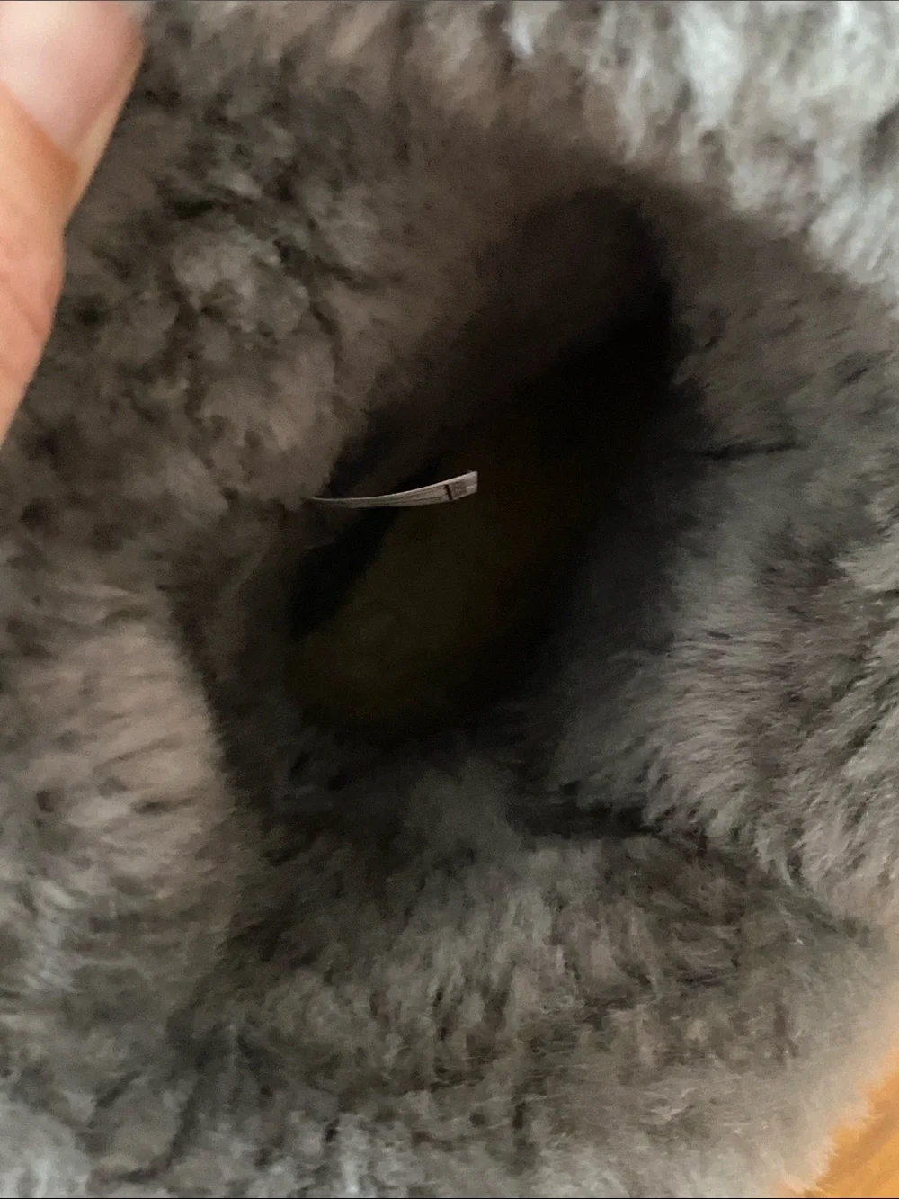 Women's Authentic UGG Gray Bailey Boots Bling Shearling Cuff excellent